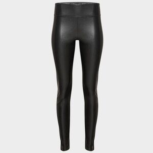 Wilfred Black Leather Leggings